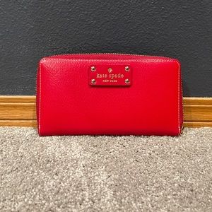 Kate Spade Neda Wellesley Red Wallet